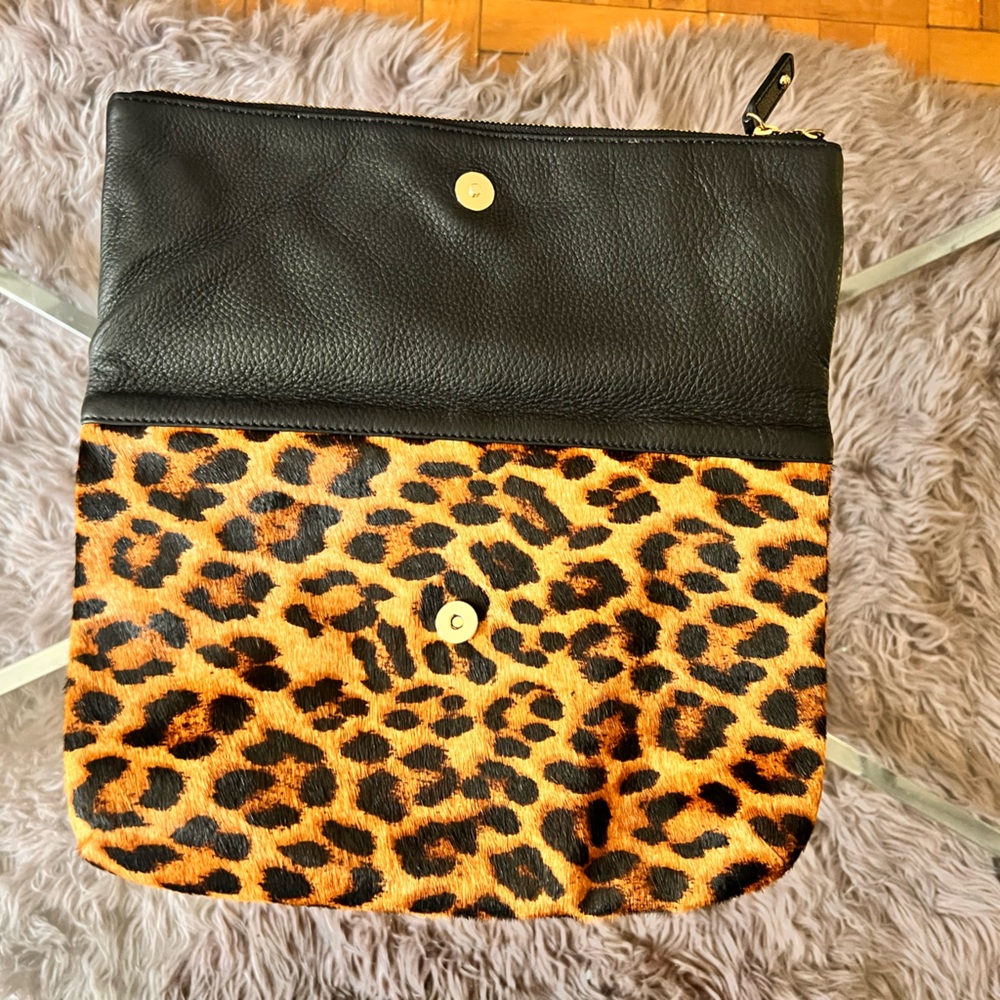 Talbots Leather and Calfskin Folding Clutch